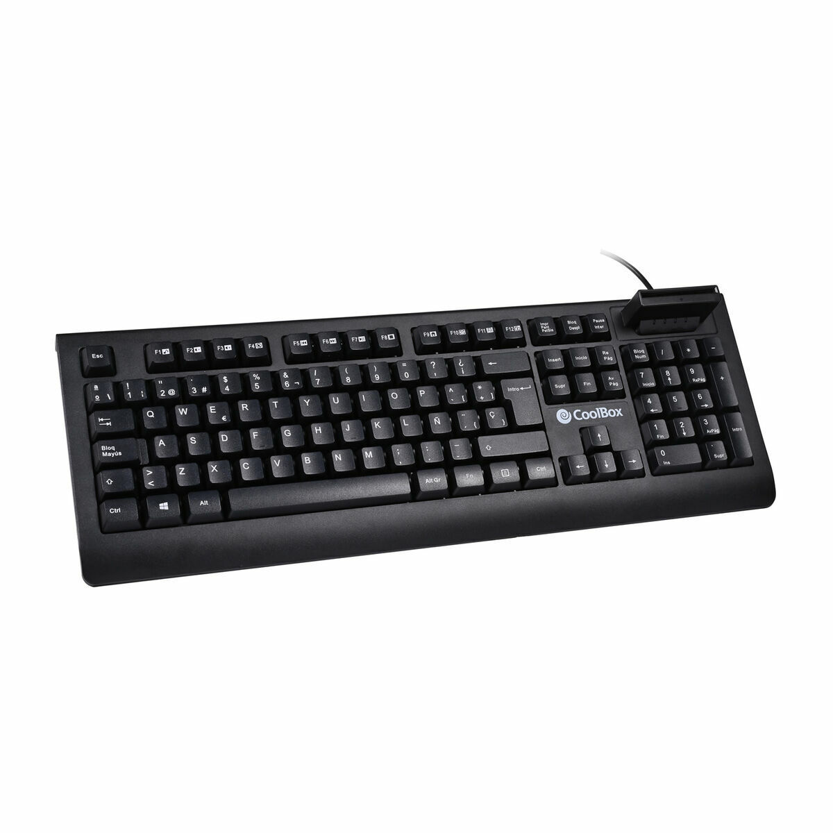 Teclado CoolBox COO-TEC04DNI Negro Qwerty Español