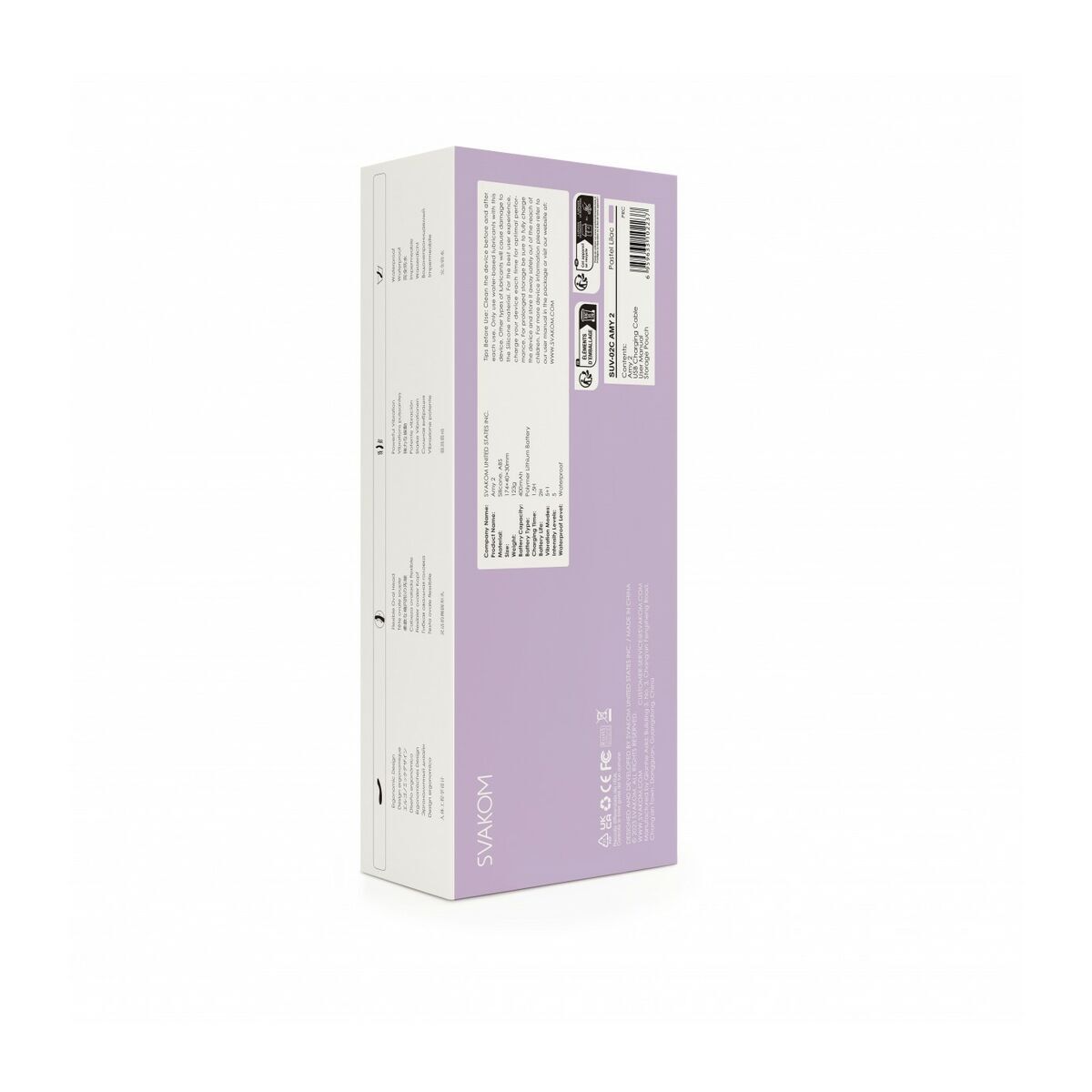 Vibrador clásico Svakom Azul Pastel Lila