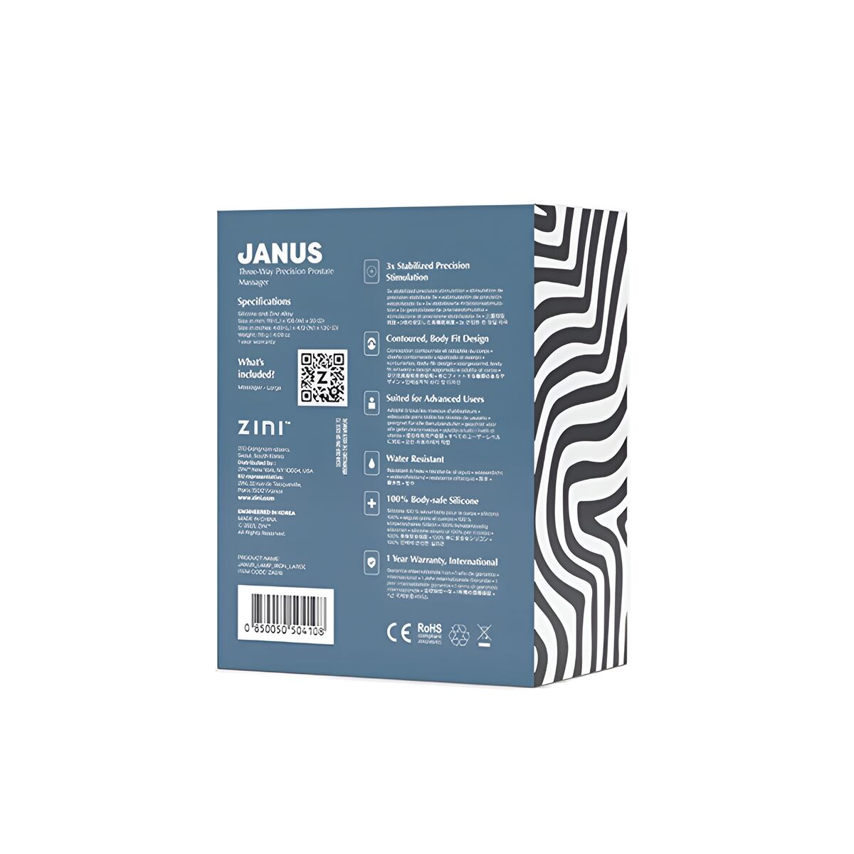 Plug Anal ZINI Negro