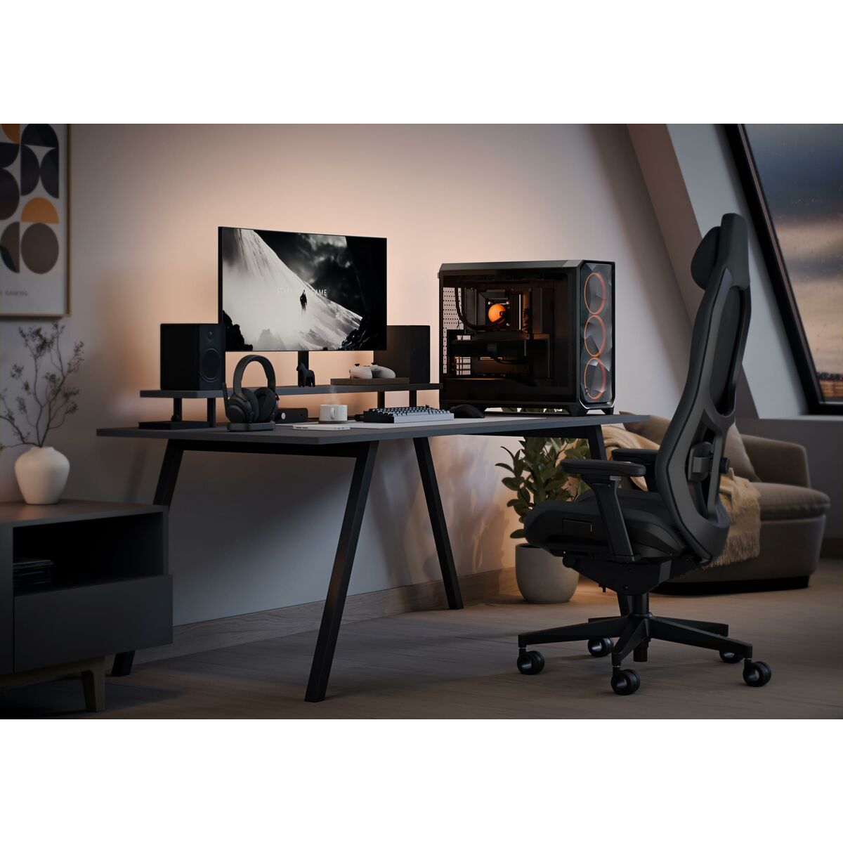 Caja Semitorre ATX Fractal Design FD-C-MES3X-04 Negro