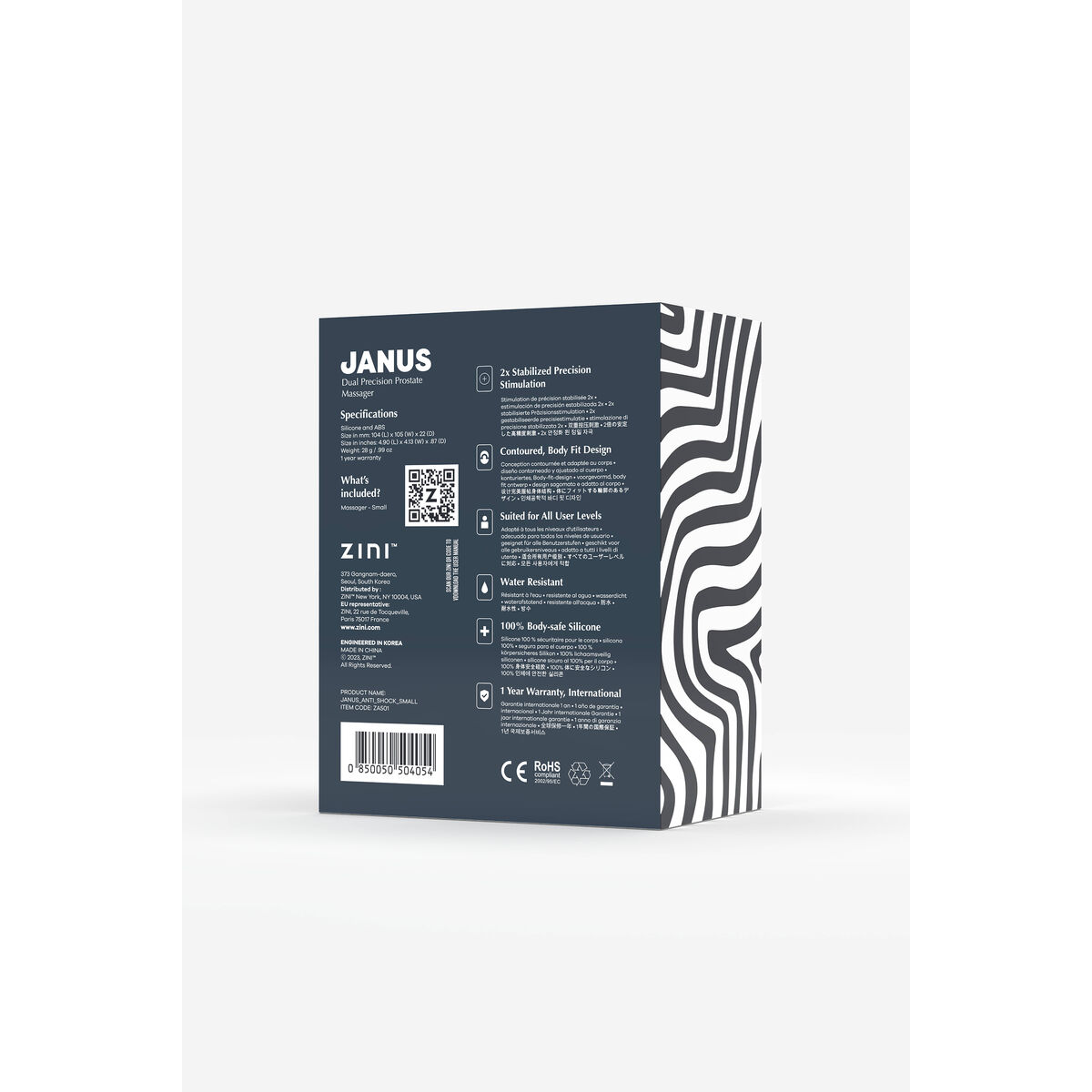 Plug Anal ZINI Negro