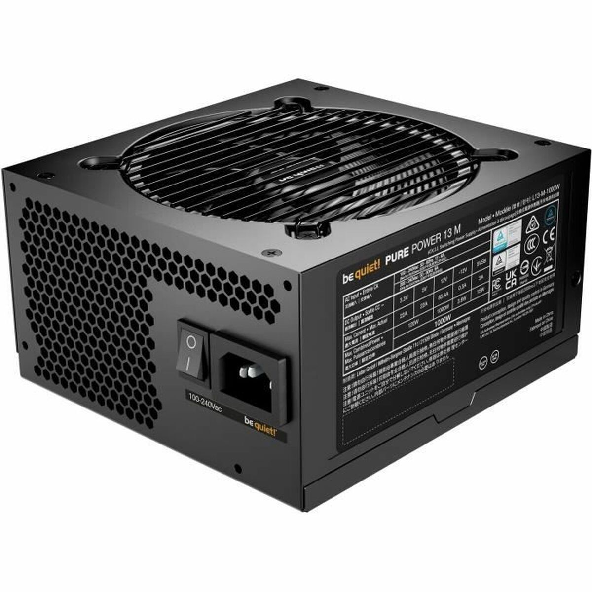 Fuente de Alimentación Be Quiet! BP028EU ATX 1000 W 80 Plus Gold