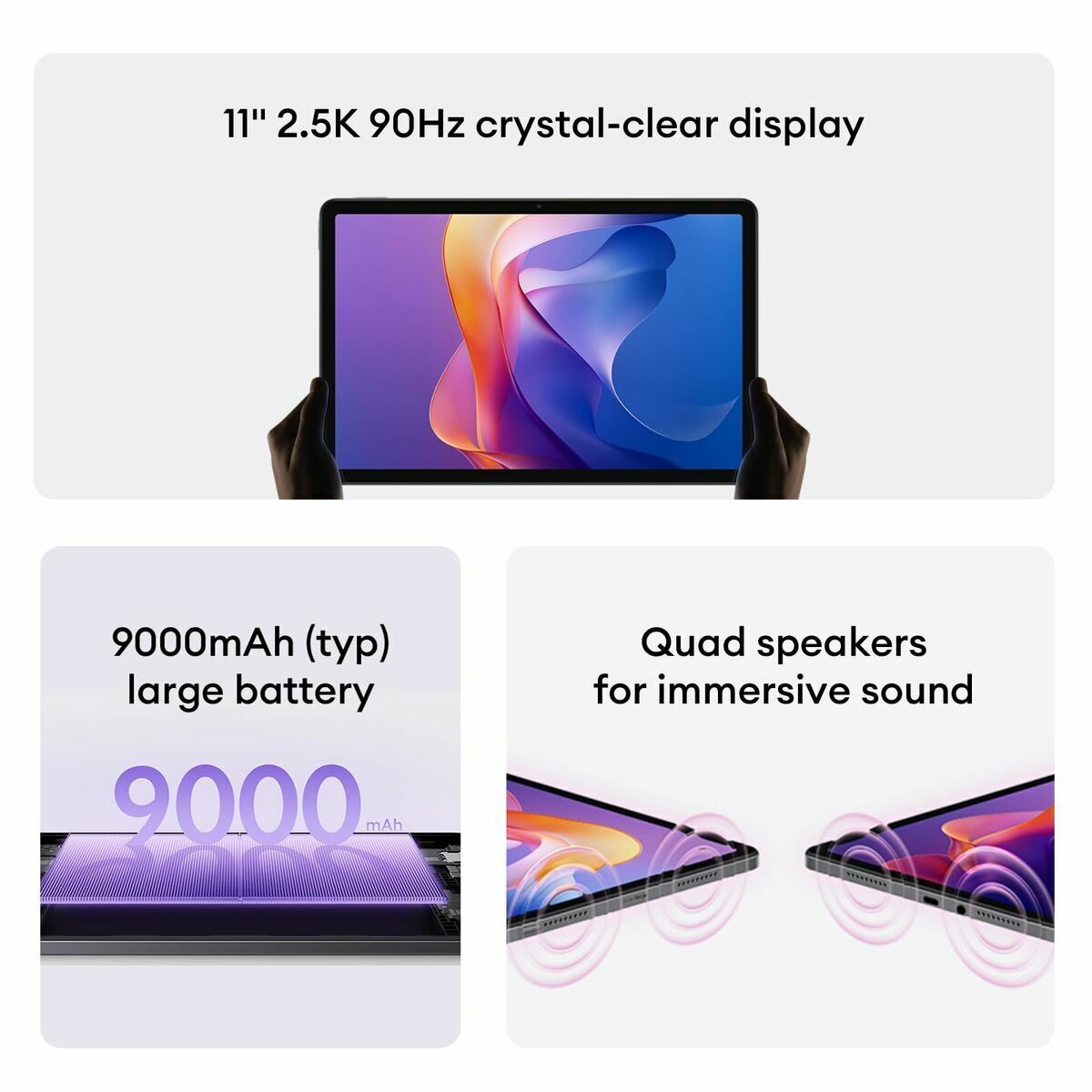 Tablet Xiaomi Redmi Pad 2 11" 4 GB RAM 128 GB Gris