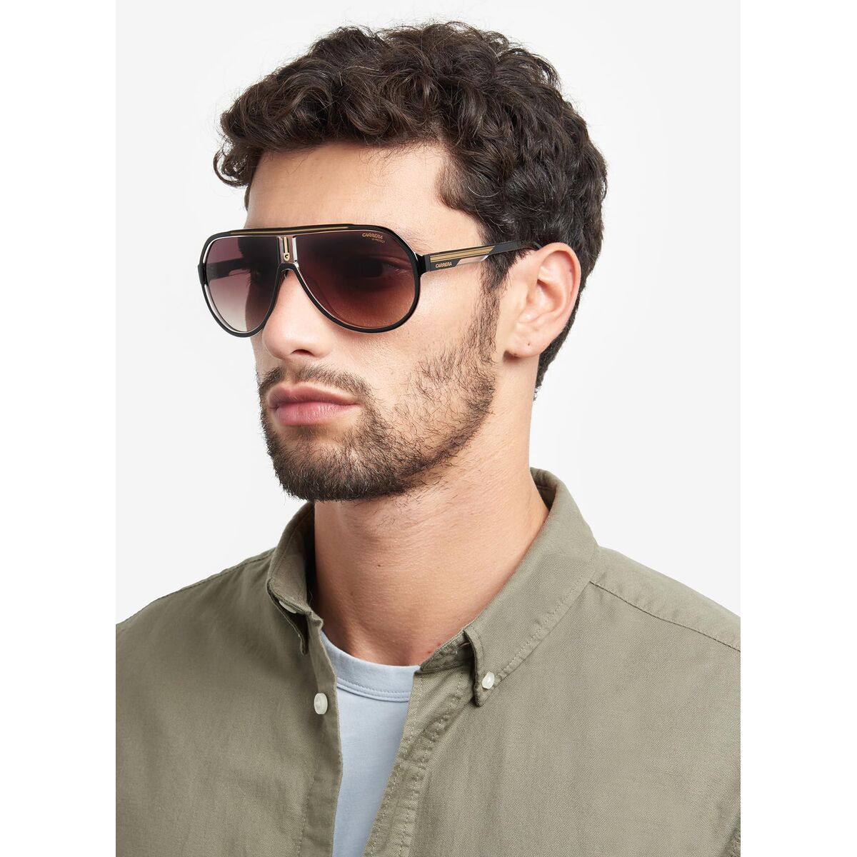 Gafas de Sol Hombre Carrera CARRERA-1057-S-2M2 Dorado Ø 64 mm