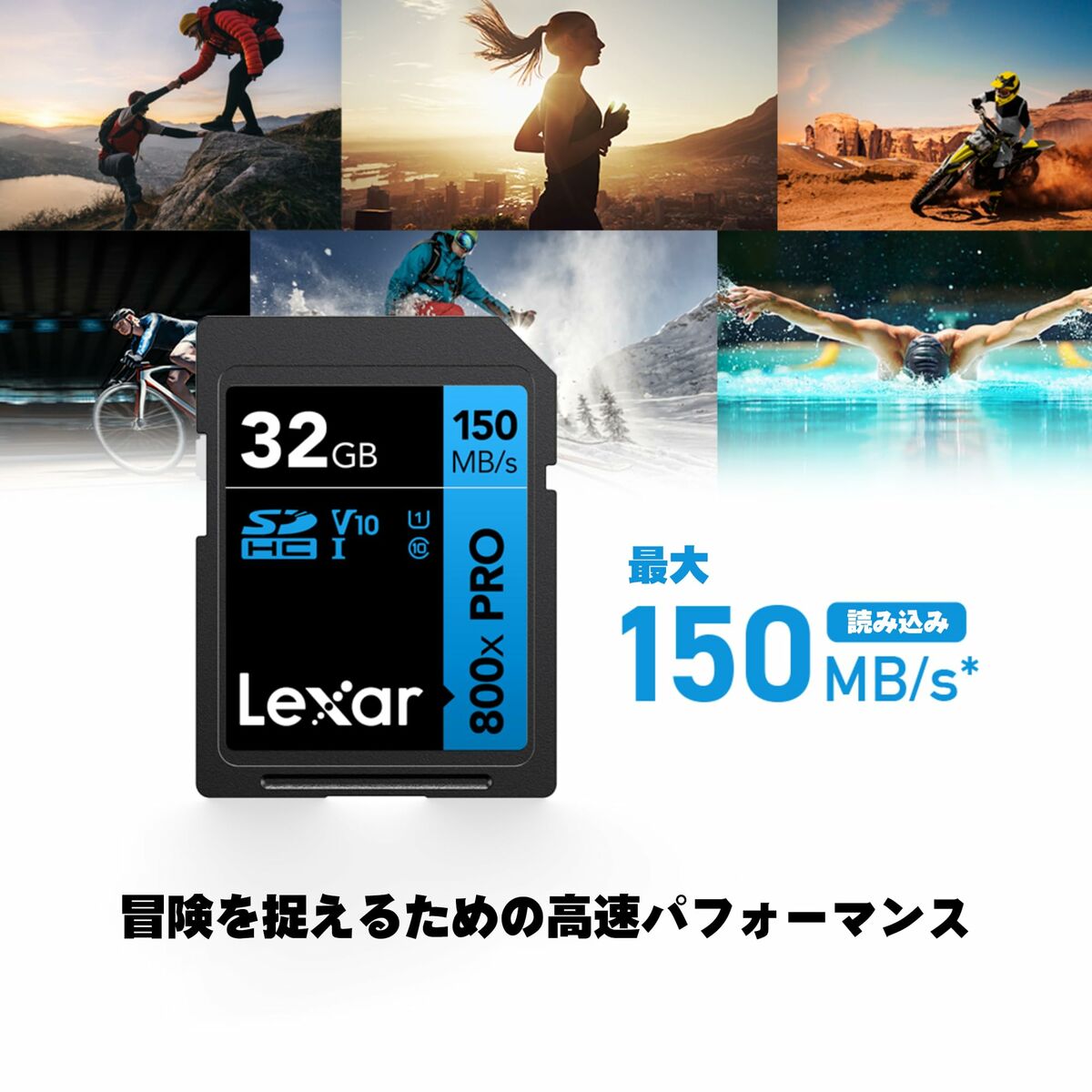 Tarjeta de Memoria Micro SD con Adaptador Lexar CL3800NW-ATA-XG 32 GB