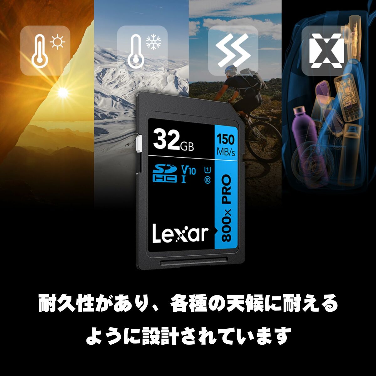 Tarjeta de Memoria Micro SD con Adaptador Lexar CL3800NW-ATA-XG 32 GB