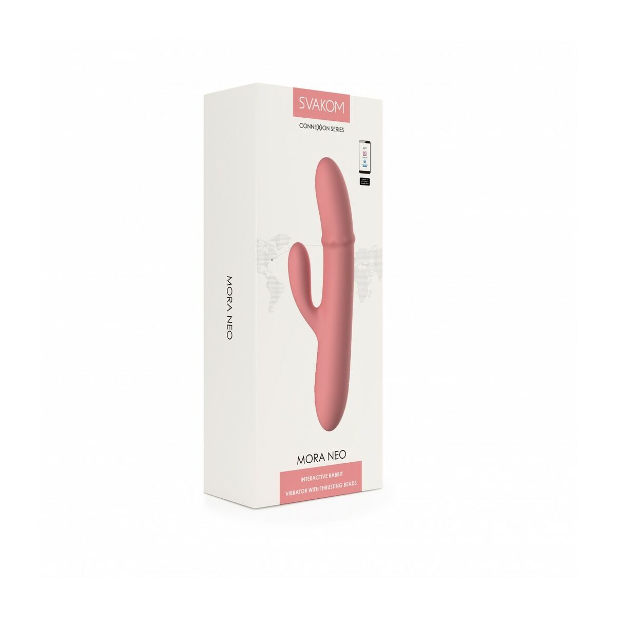 Vibrador Doble Estimulación Svakom Rosa Melocotón