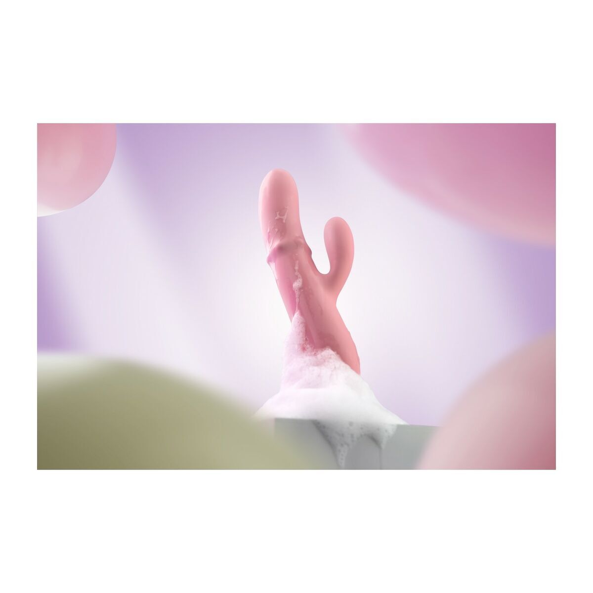 Vibrador Doble Estimulación Svakom Rosa Melocotón