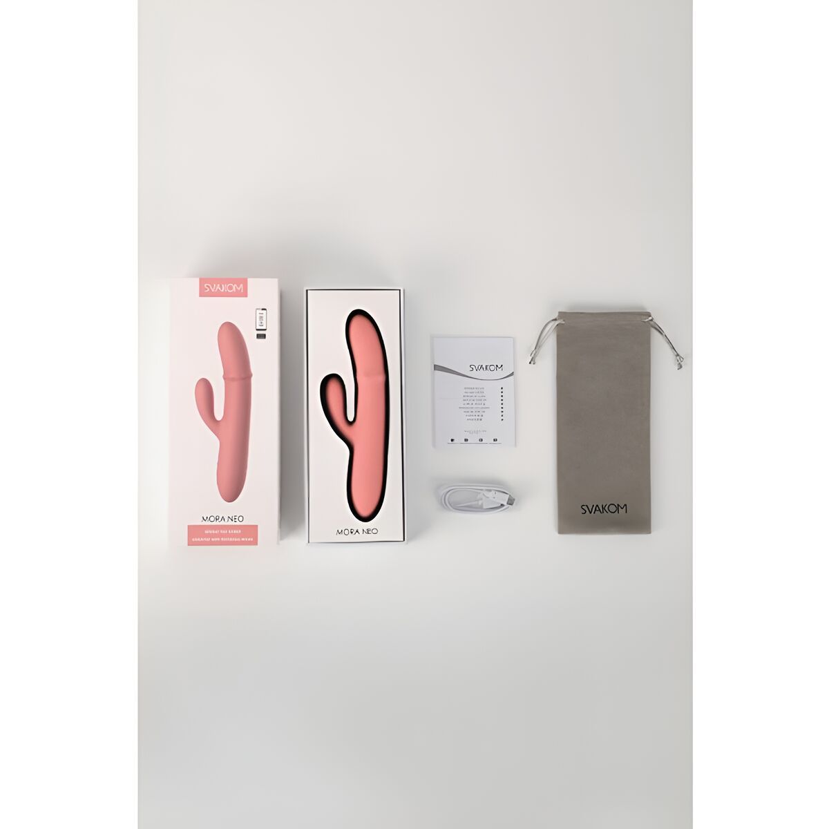 Vibrador Doble Estimulación Svakom Rosa Melocotón