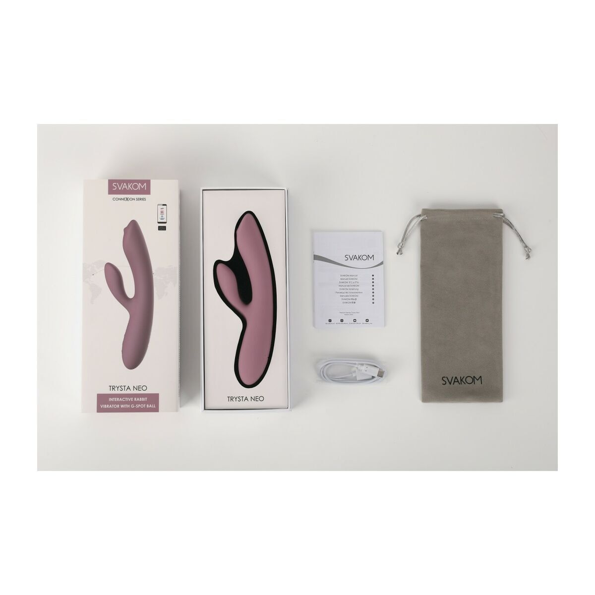 Vibrador Doble Estimulación Svakom Lila