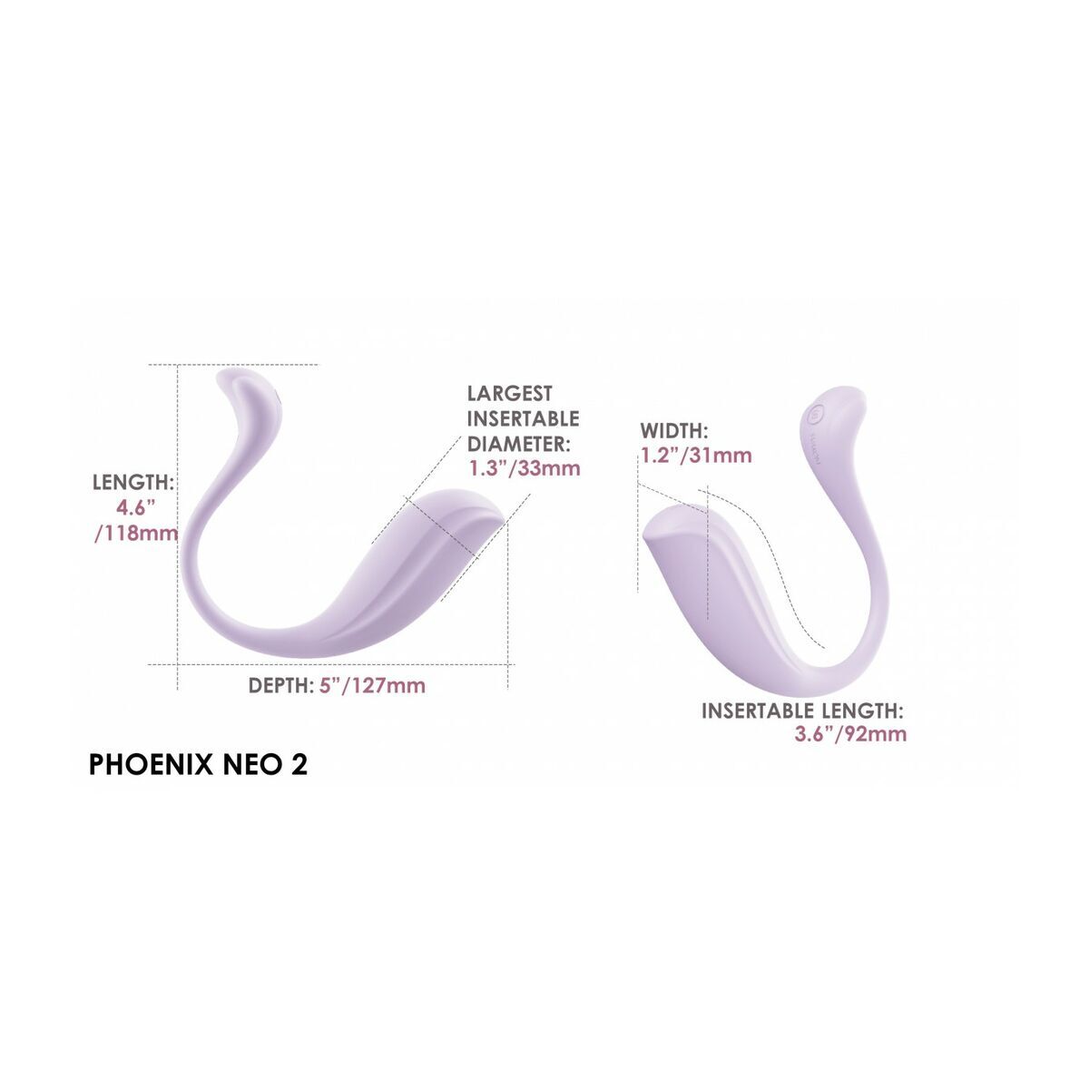 Bala Vibradora Svakom Lila
