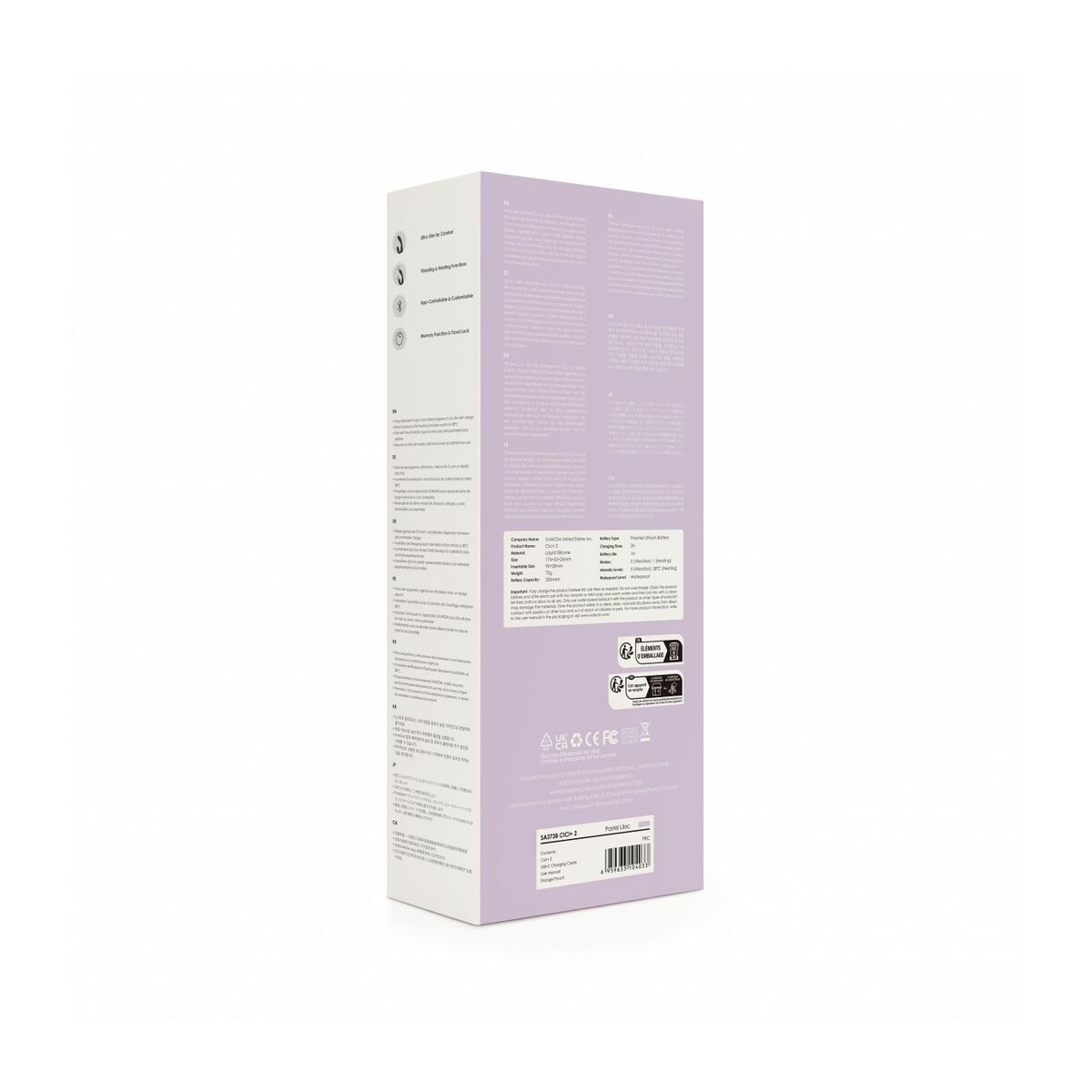 Vibrador Doble Estimulación Svakom Lila