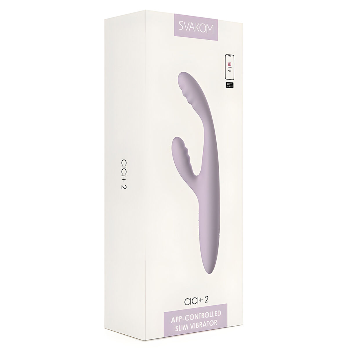 Vibrador Doble Estimulación Svakom Lila