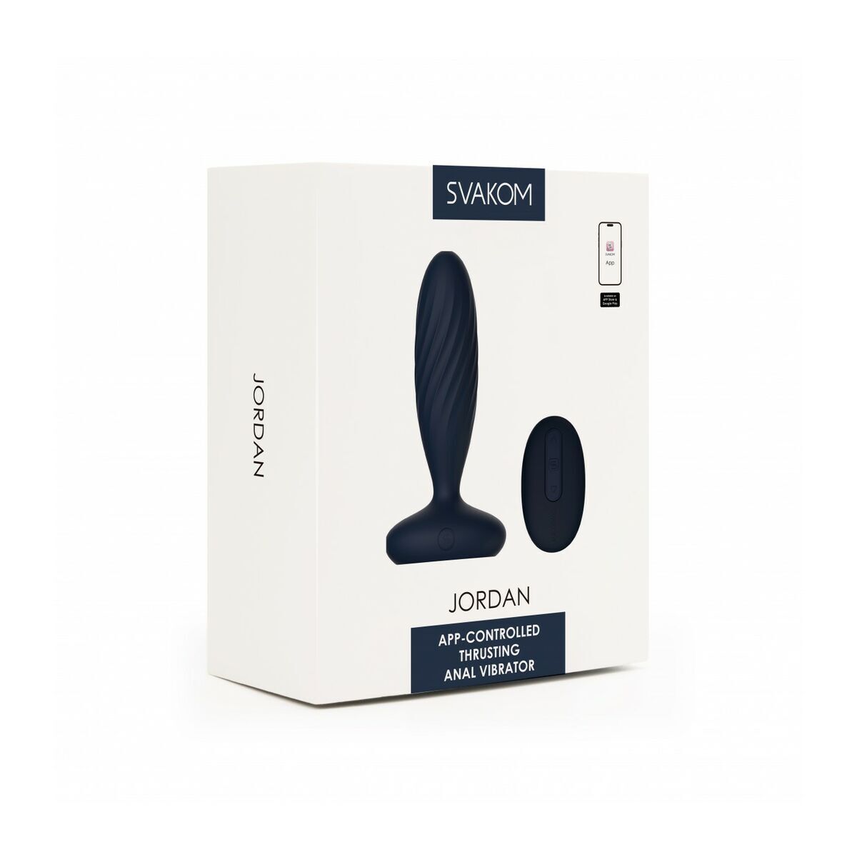 Plug Anal Svakom Negro (10 cm)