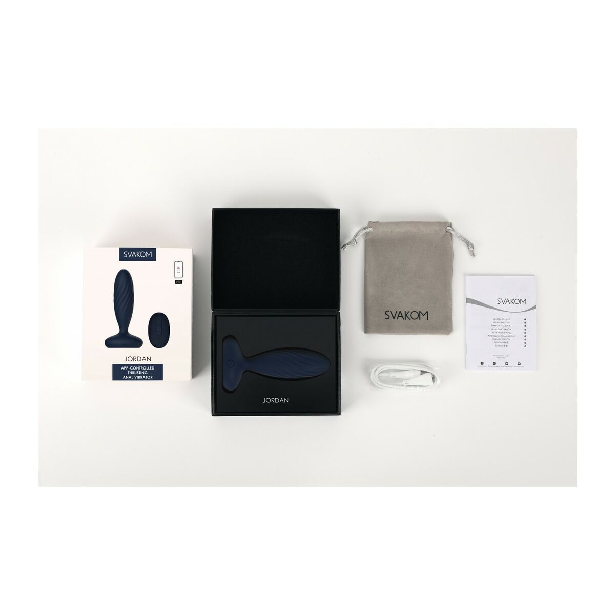 Plug Anal Svakom Negro (10 cm)