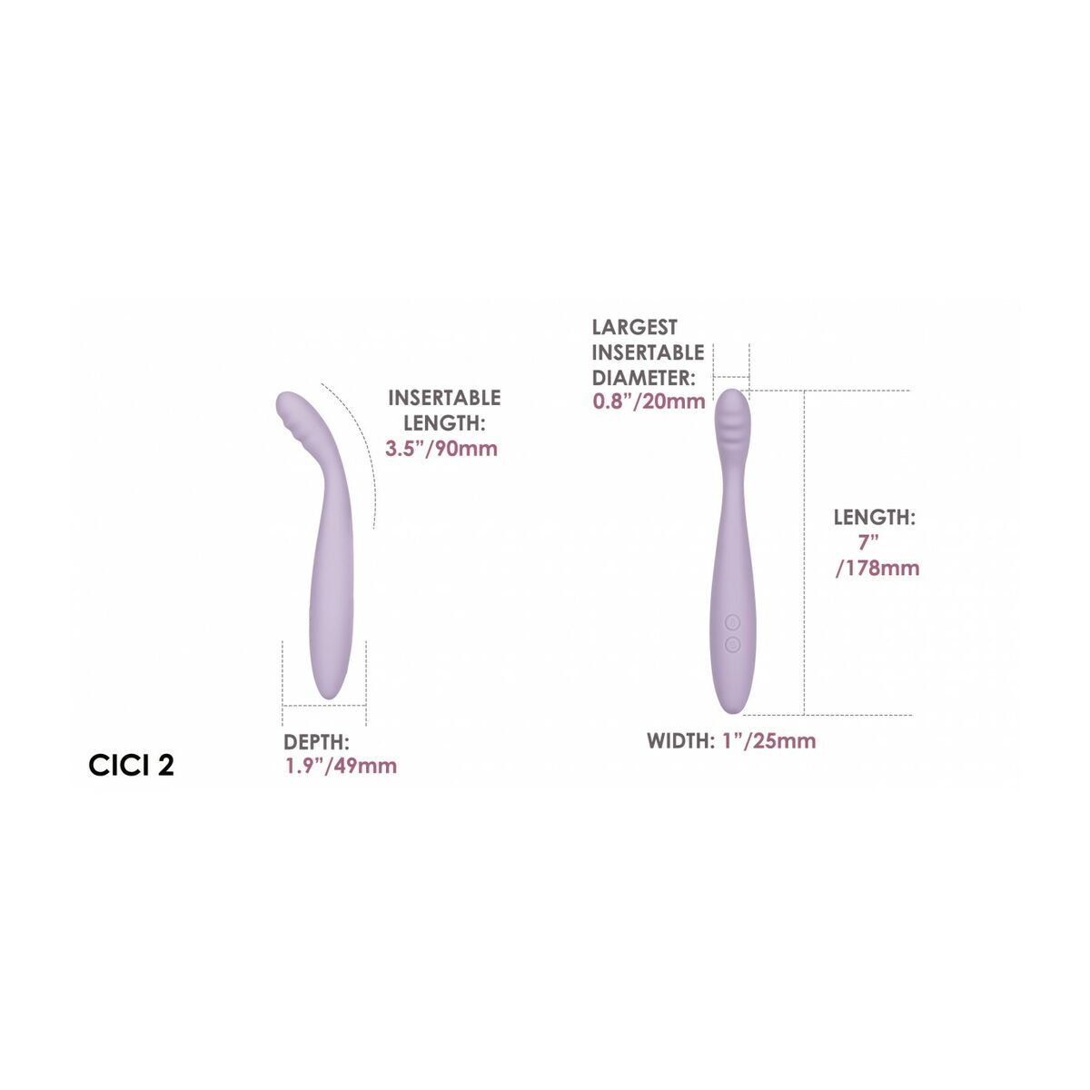 Vibrador Punto G Svakom Lila