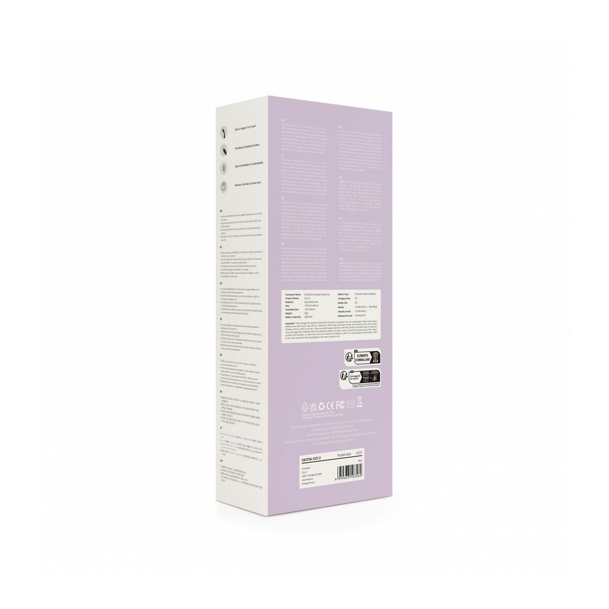 Vibrador Punto G Svakom Lila