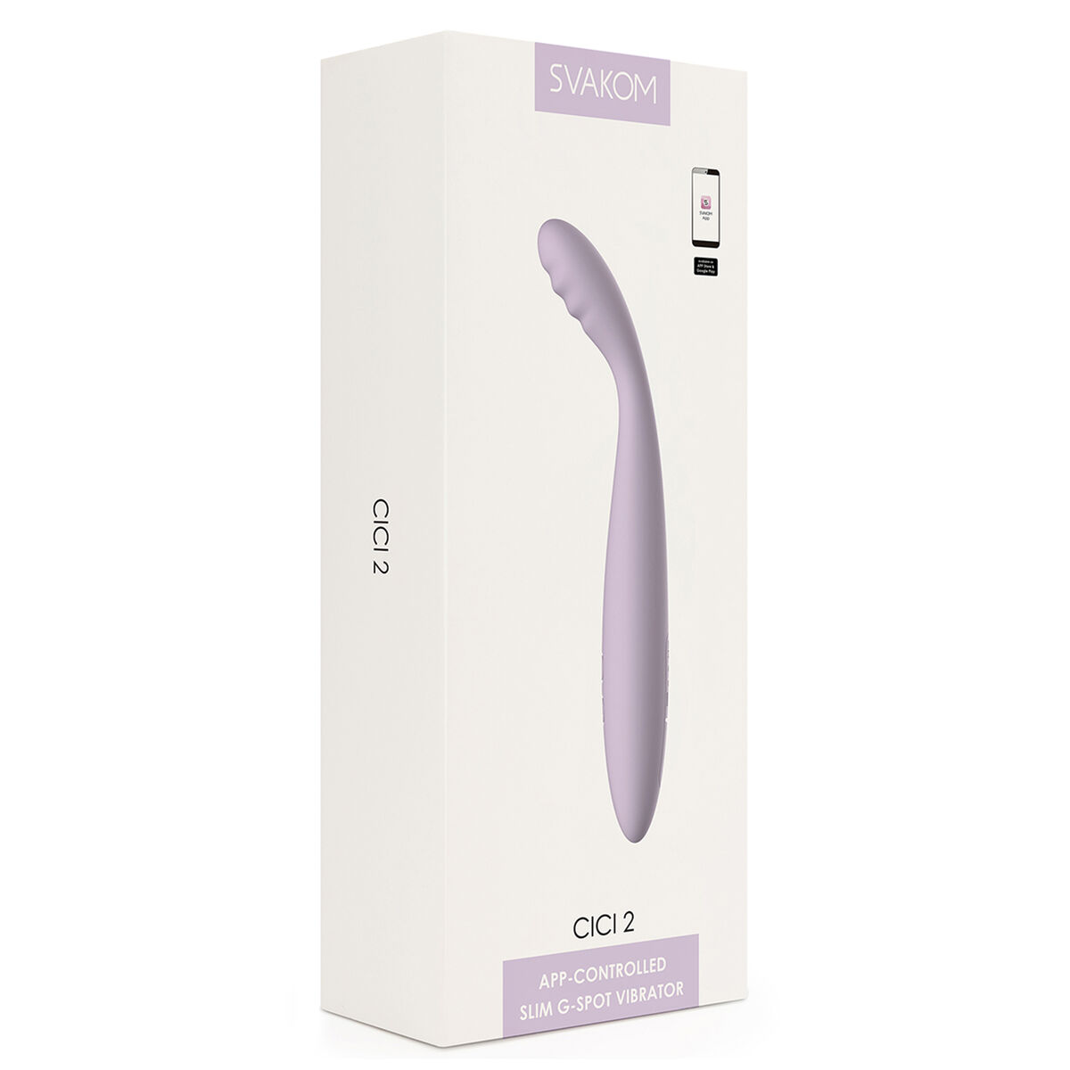 Vibrador Punto G Svakom Lila