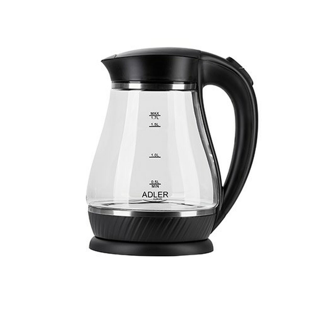 Hervidor Adler AD 1274 2200 W 1,7 L Negro Acero Inoxidable