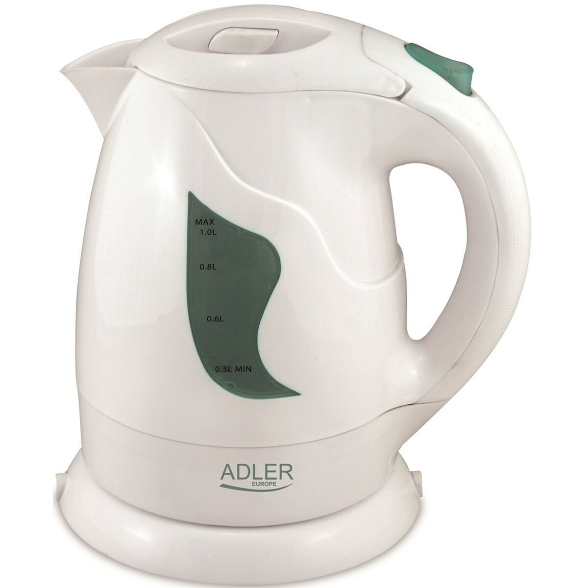 Hervidor y Tetera Eléctrica Adler AD 08w Blanco 1 L Plástico