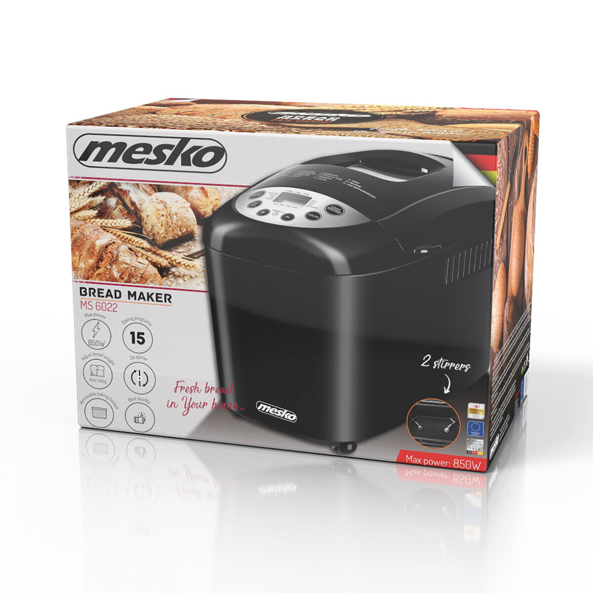 Panificadora Mesko MS 6022 850 W