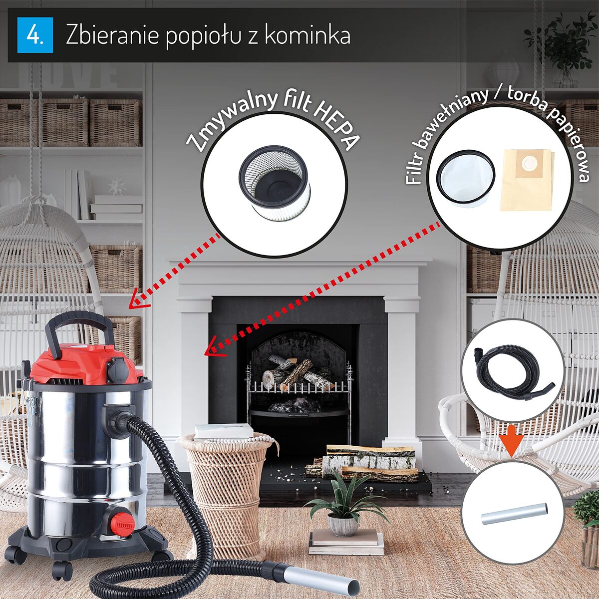 Aspiradora Camry CR 7045 25 L