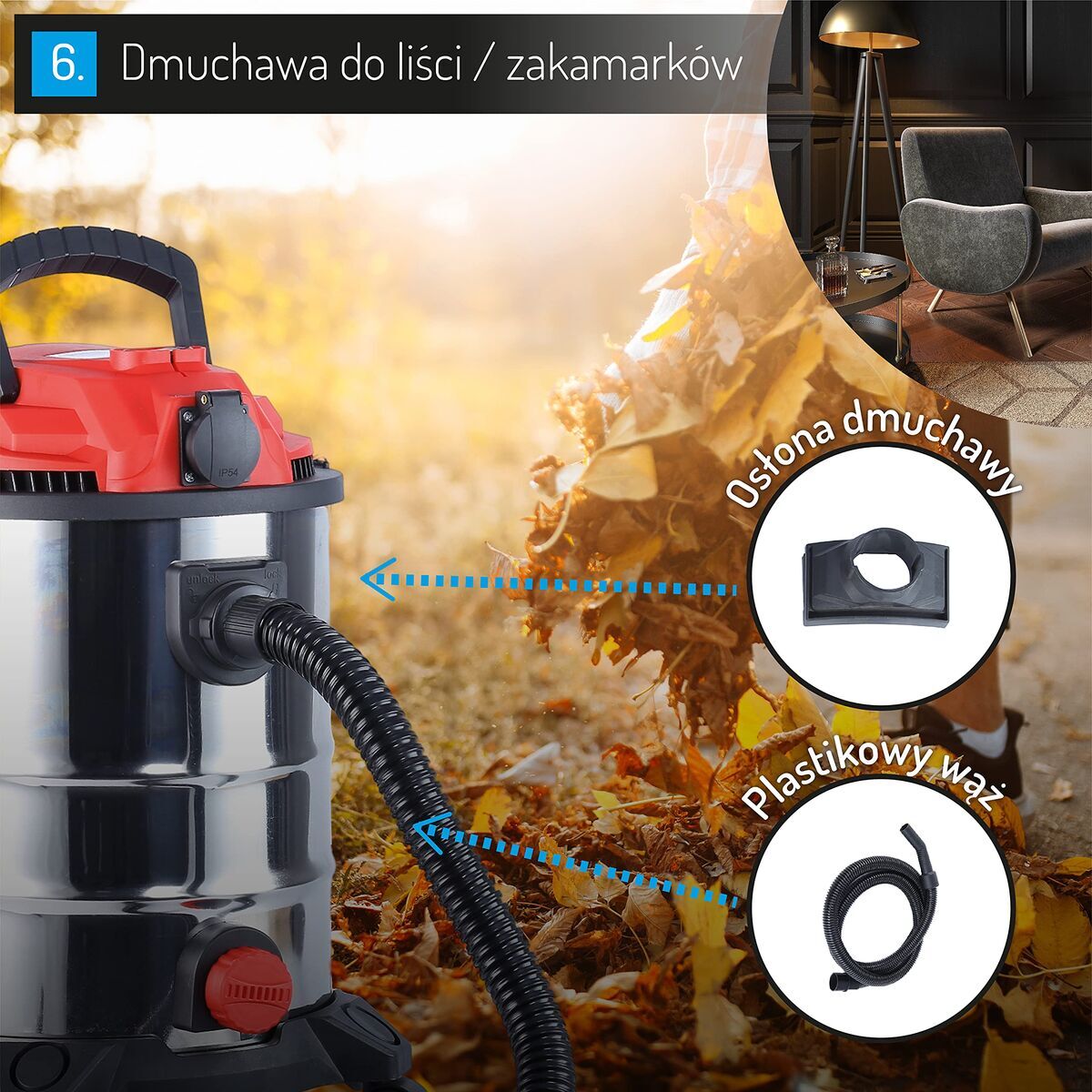 Aspiradora Camry CR 7045 25 L