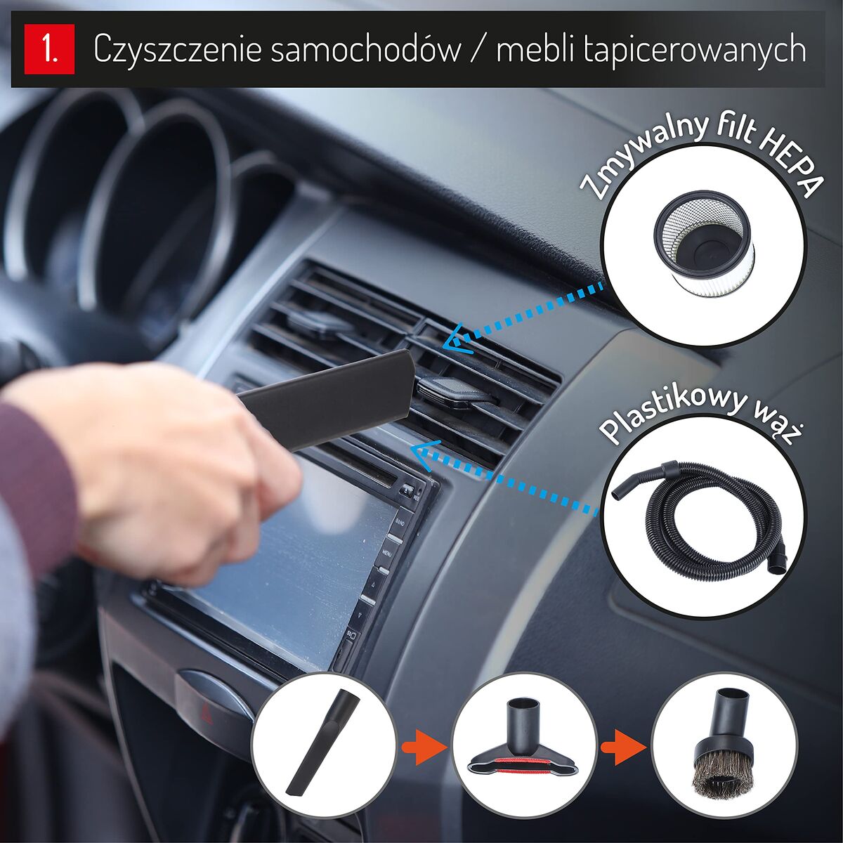 Aspiradora Camry CR 7045 25 L