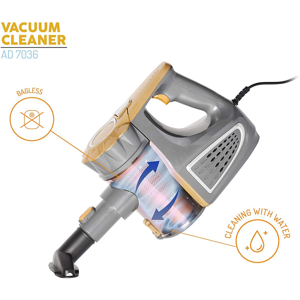 Aspirador Escoba Adler AD 7036