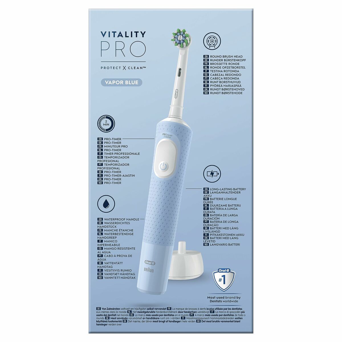 Cepillo de Dientes Eléctrico Oral-B Vitality Pro Negro