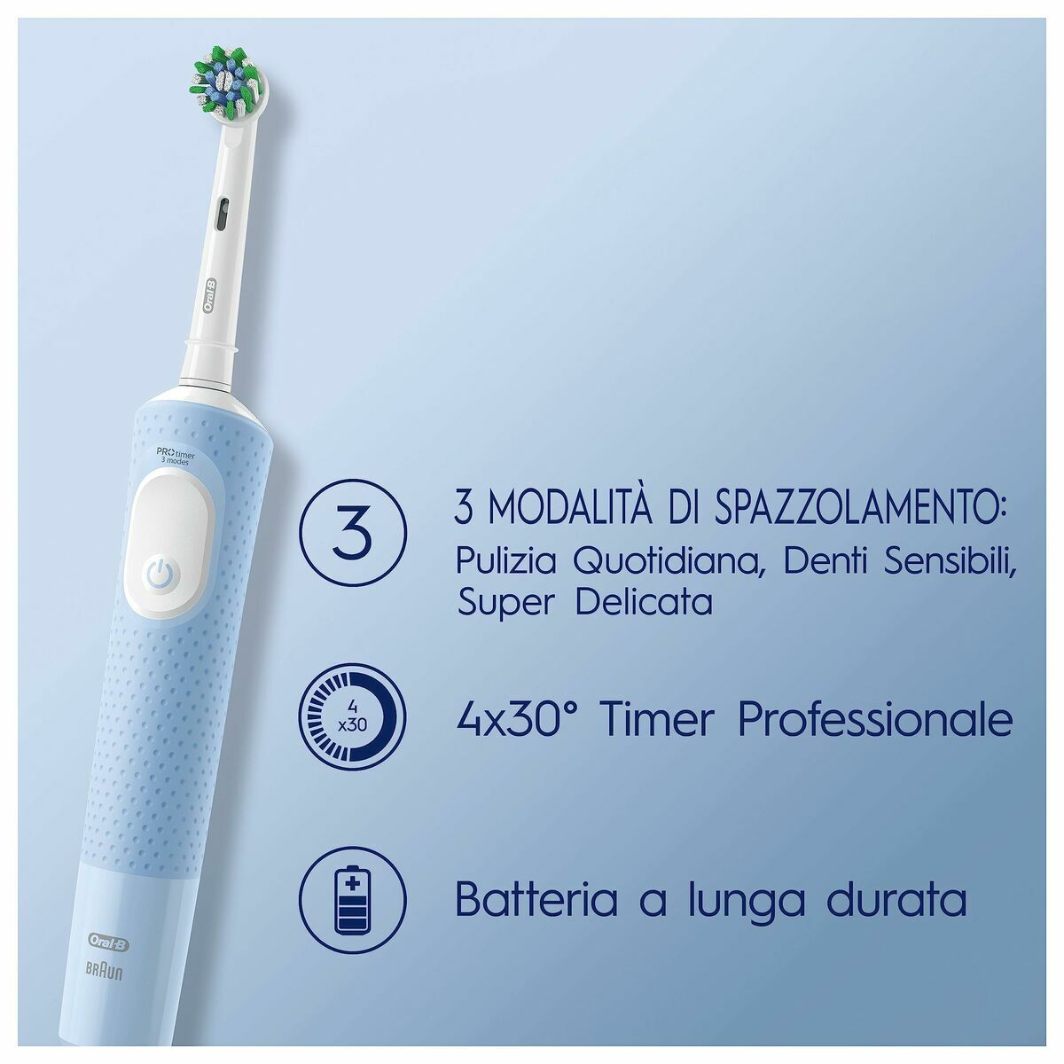 Cepillo de Dientes Eléctrico Oral-B Vitality Pro Negro