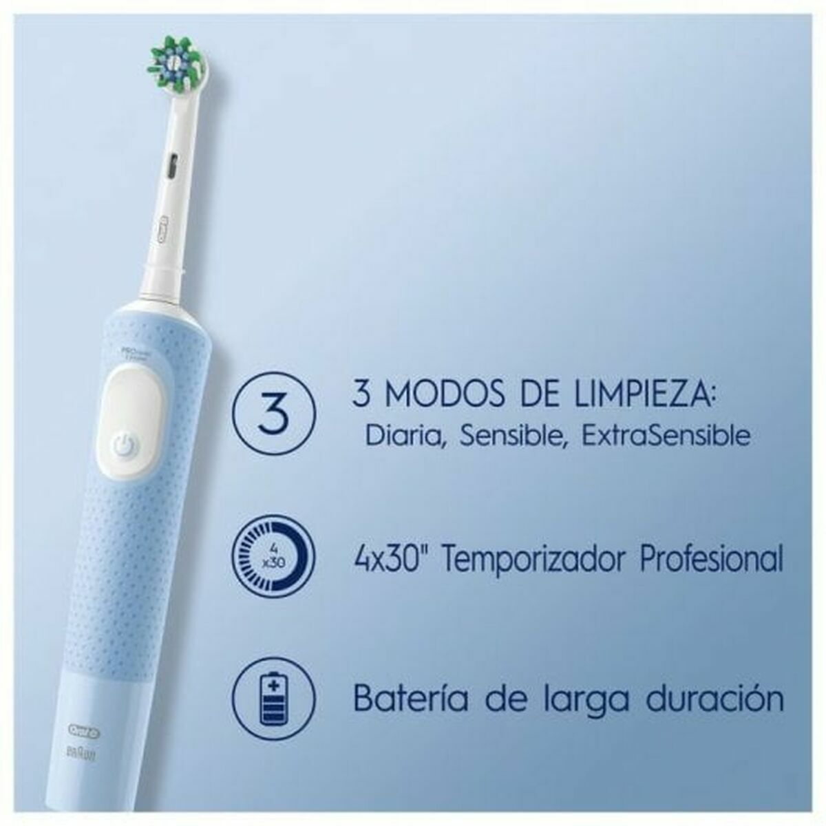 Cepillo de Dientes Eléctrico Oral-B Vitality Pro Negro