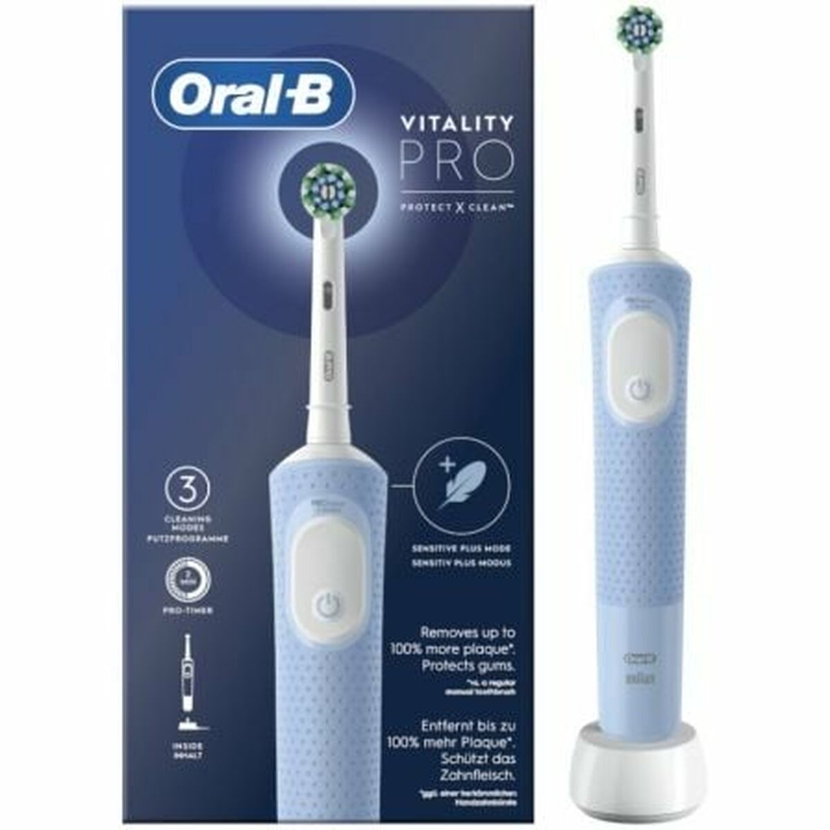Cepillo de Dientes Eléctrico Oral-B Vitality Pro Negro