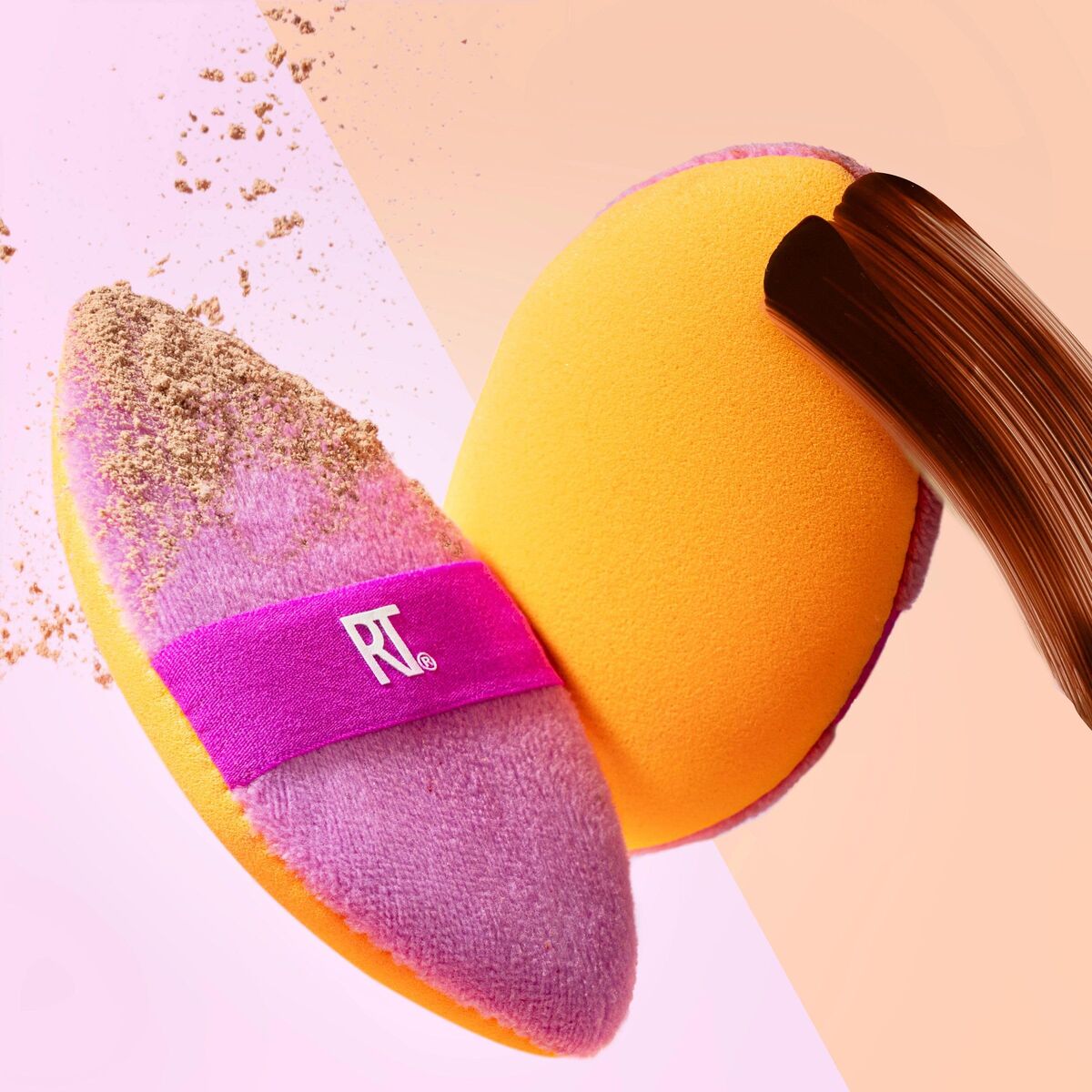 Brocha de Maquillaje Real Techniques MIRACLE 2 IN 1 (2 Unidades)