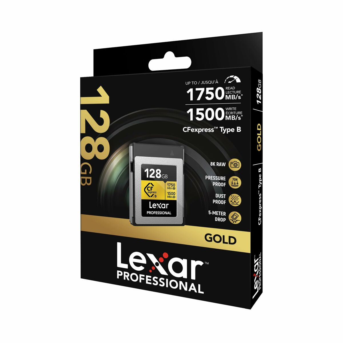 Tarjeta de Memoria SD Lexar LCXEXPR128G-RNENG 128 GB