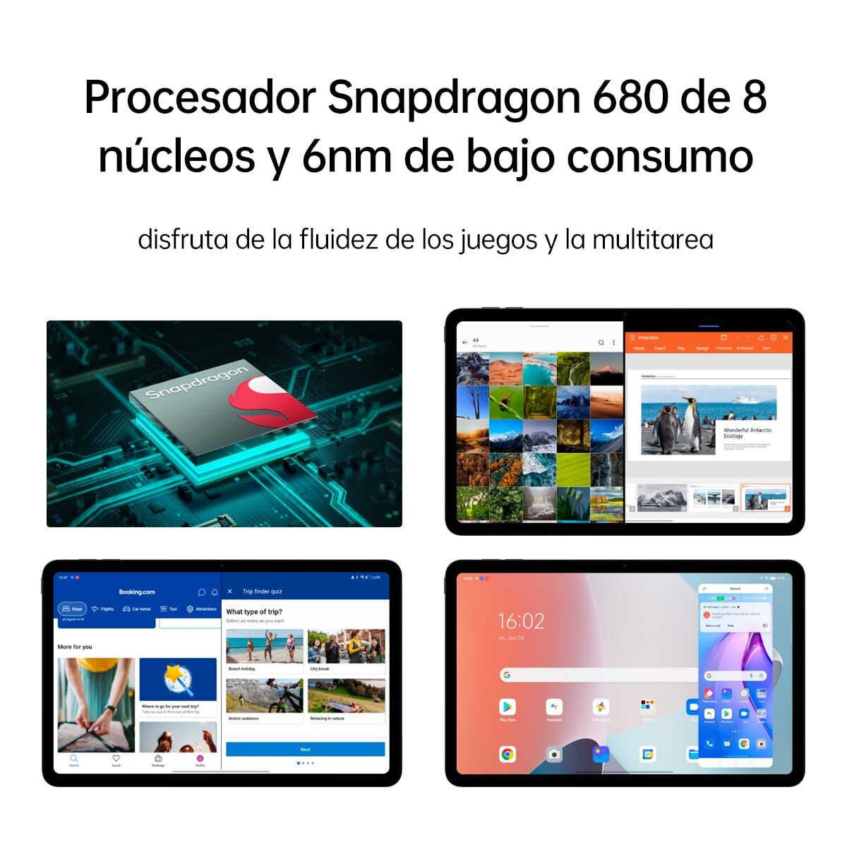 Tablet Oppo Pad Air Qualcomm Snapdragon 680 4 GB RAM 128 GB Gris