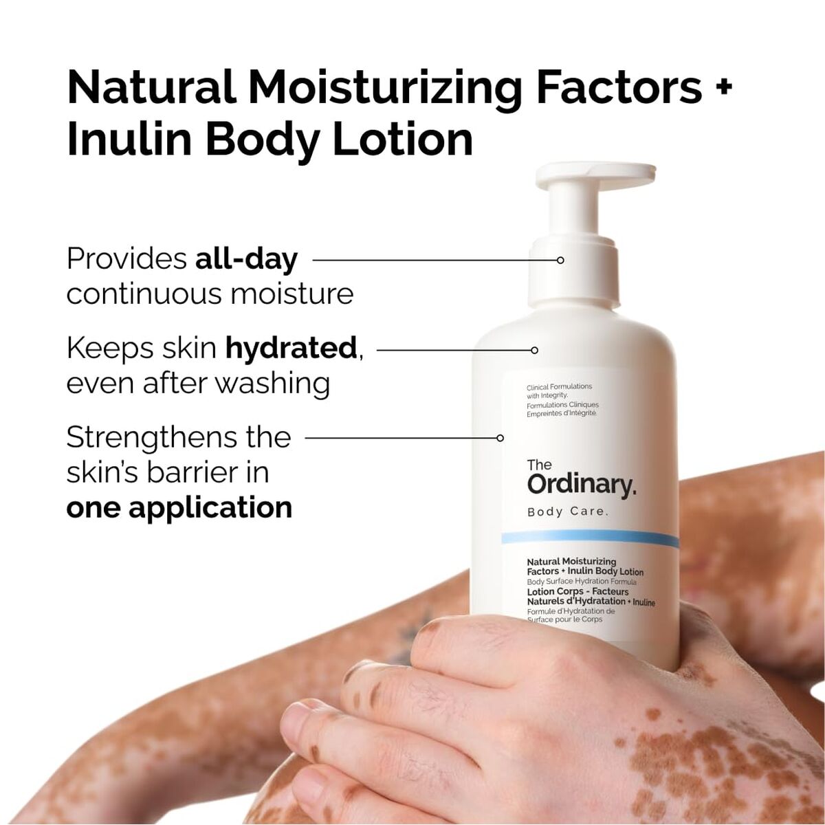 Loción Corporal The Ordinary NATURAL MOISTURIZING FACTORS + IMULIN 240 ml