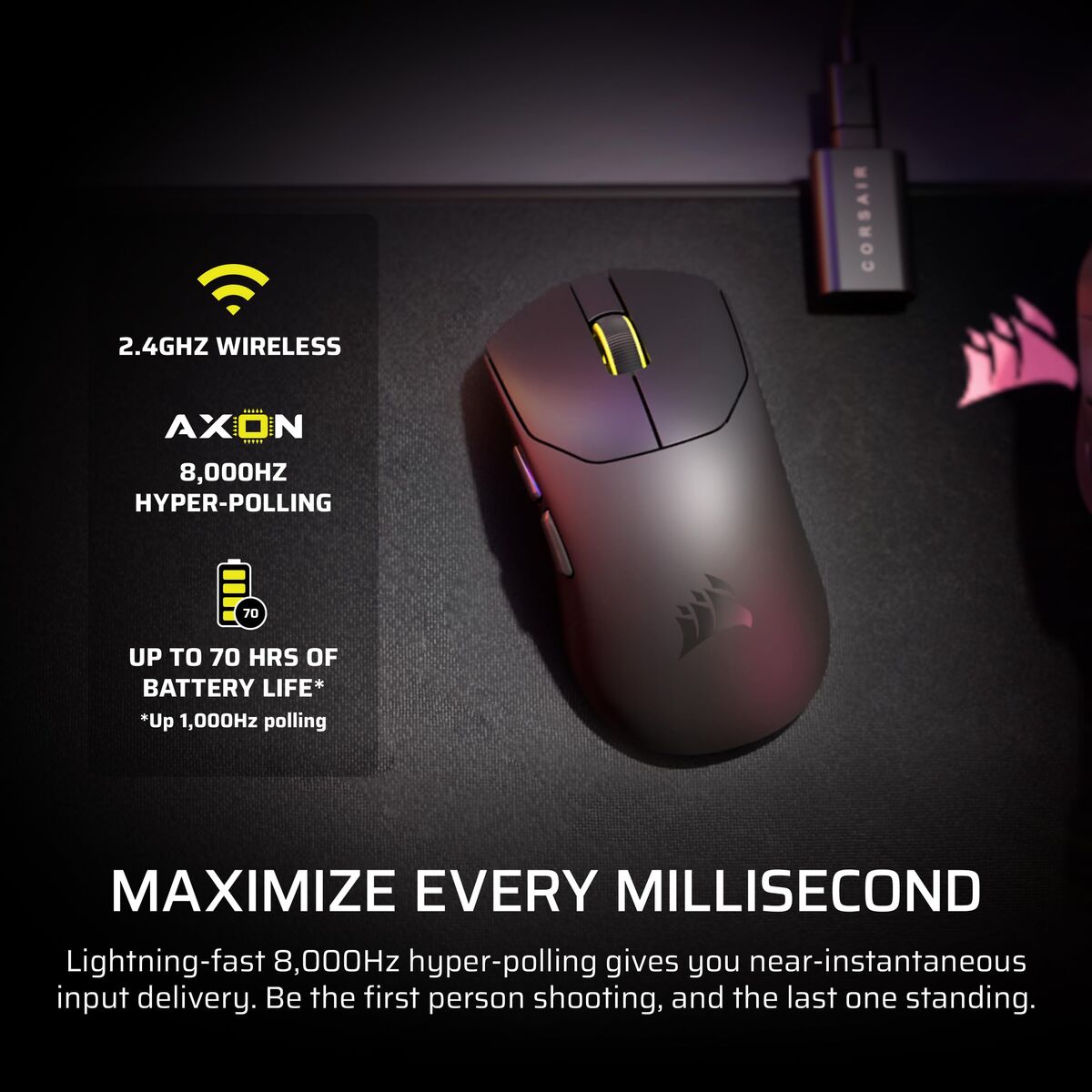 Ratón Corsair CH-931G000-WW Negro