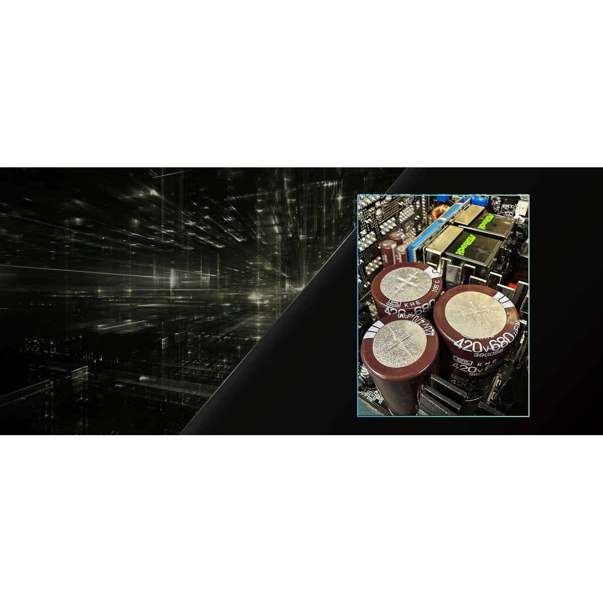 Fuente de Alimentación ASRock 90-UXP160-GFEAAB 1600 W 80 Plus Gold