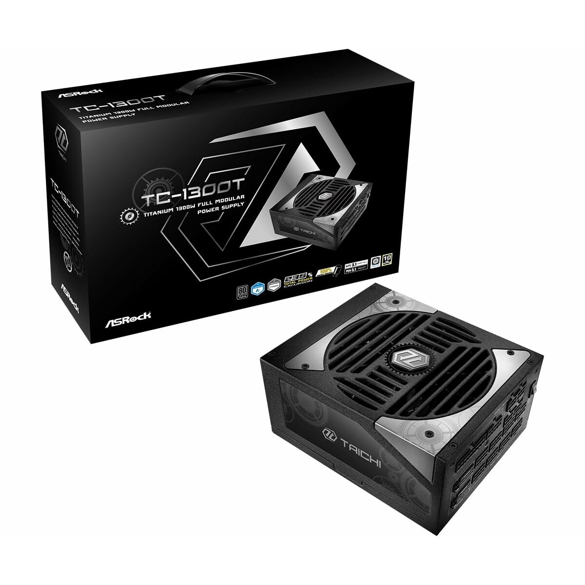 Fuente de Alimentación ASRock 90-UXT130-TFEAAB 1300 W 80 PLUS Titanium