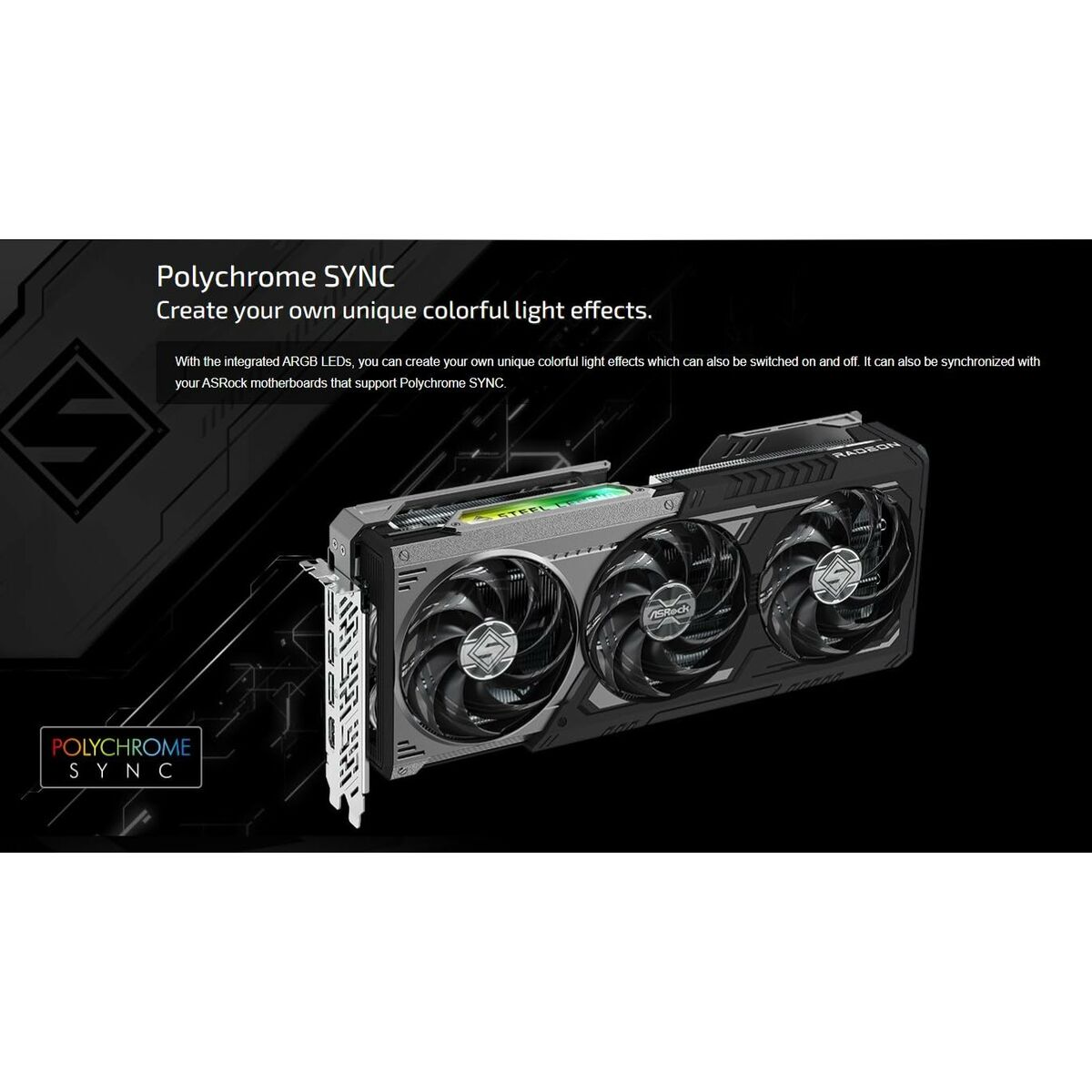 Tarjeta Gráfica ASRock RX9070XT SLD 16G GDDR6 radeon rx 9070 xt 16 GB