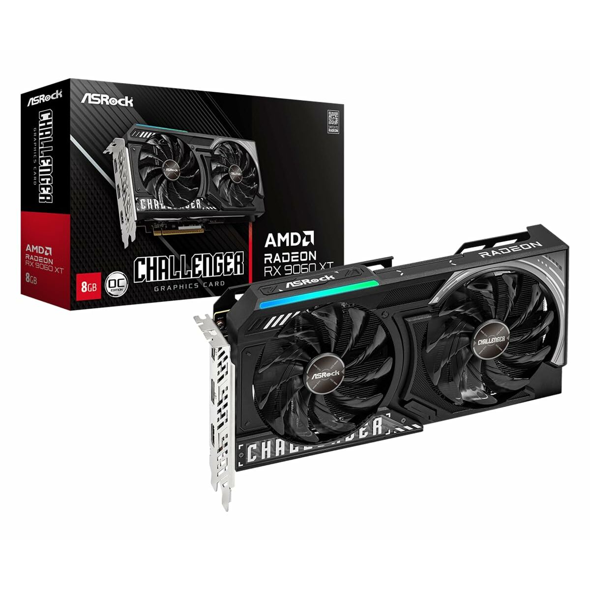 Tarjeta Gráfica ASRock RX9060XT CL 8GO 8 GB GDDR6 RADEON RX 9060 XT
