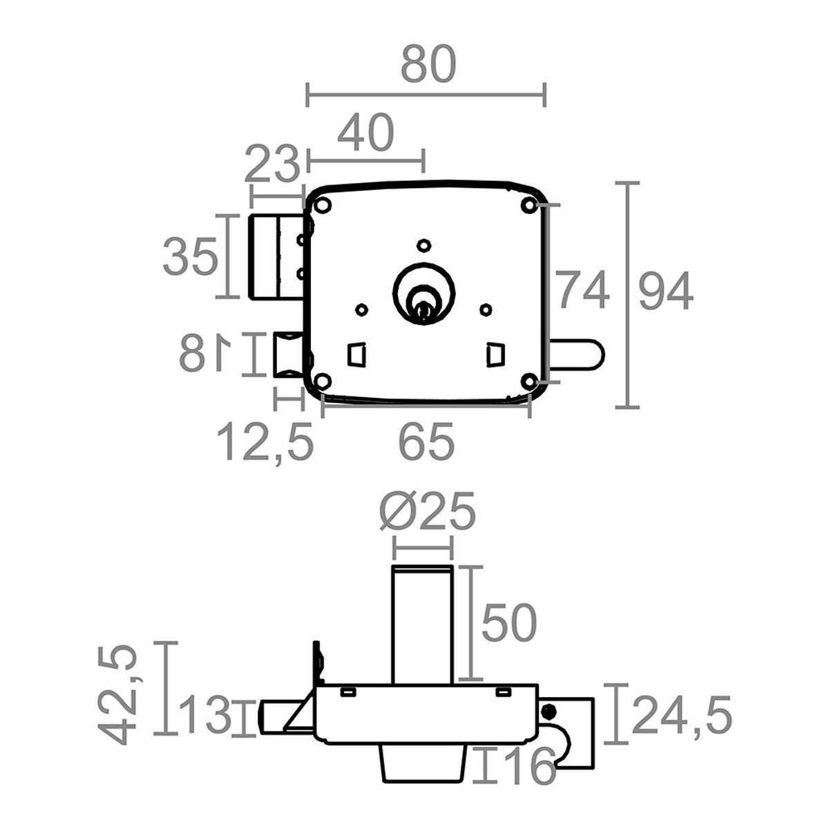 Cerradura Micel Derecha