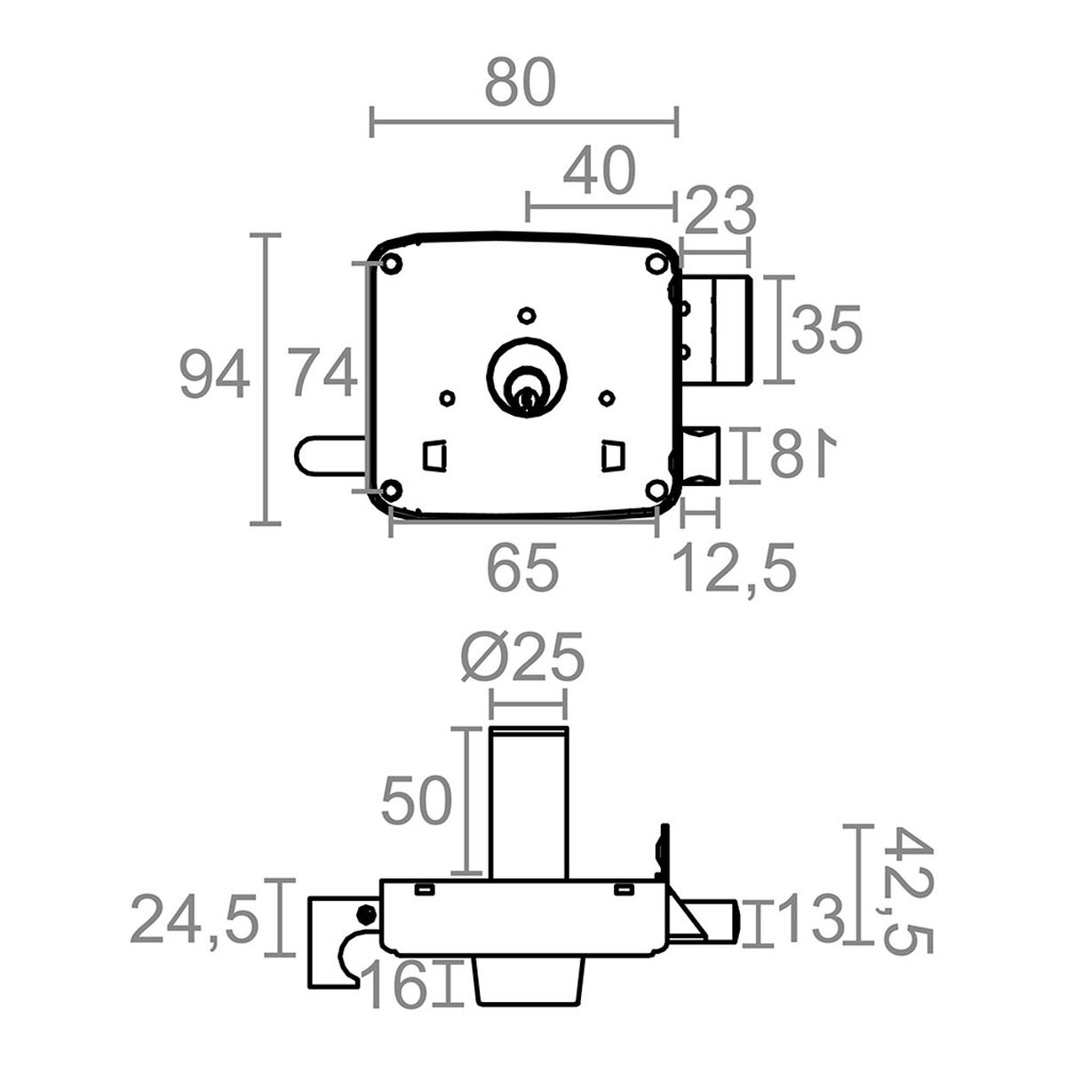 Cerradura Micel Izquierda