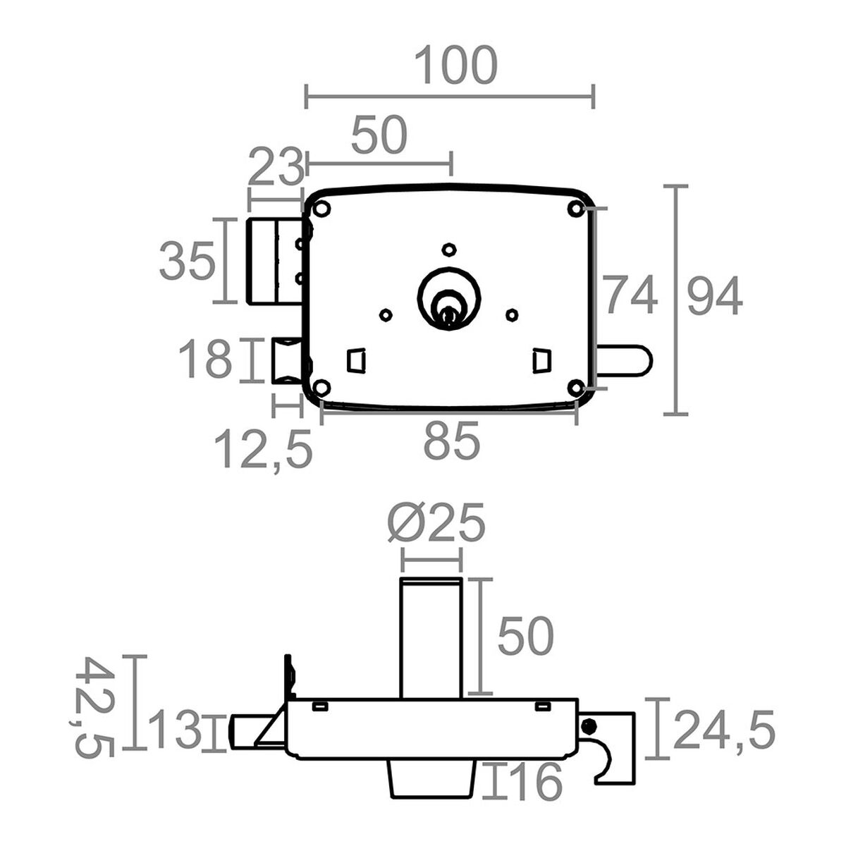 Cerradura Micel Derecha