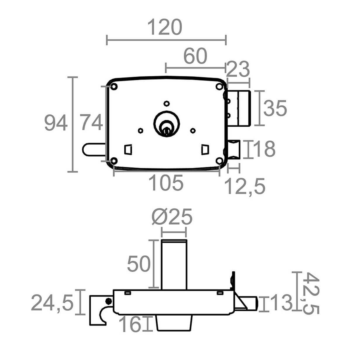 Cerradura Micel Izquierda