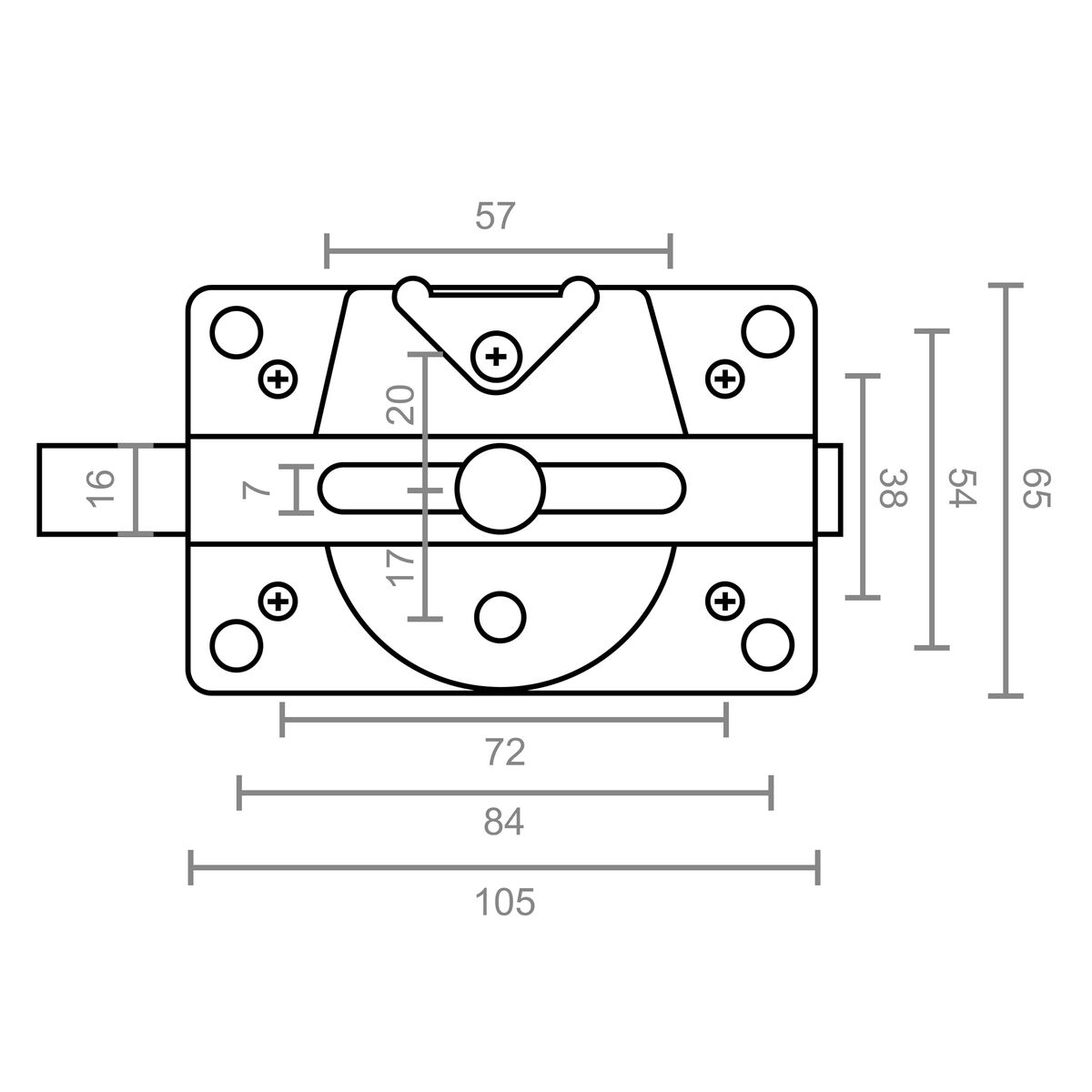 Cerrojo de seguridad Micel