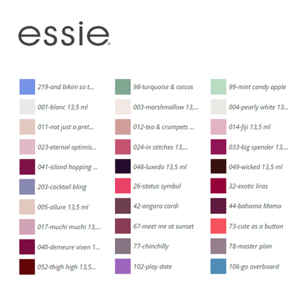 Pintaúñas Essie Essie 13,5 ml