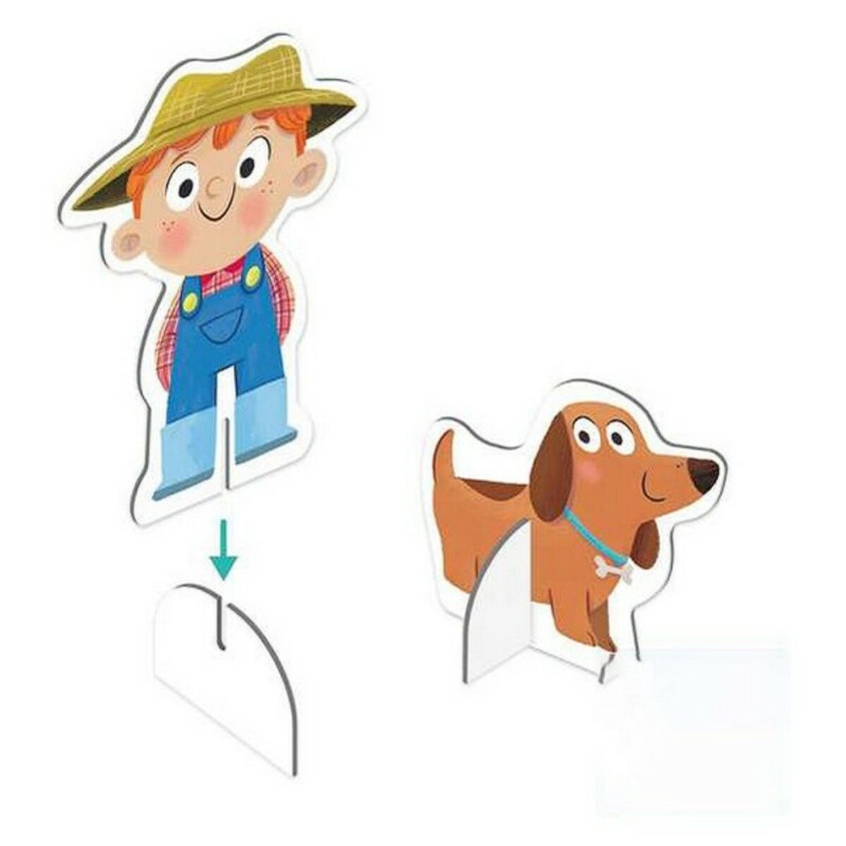 Puzzle Baby Granja XXL Goula 53176 (17 pcs)