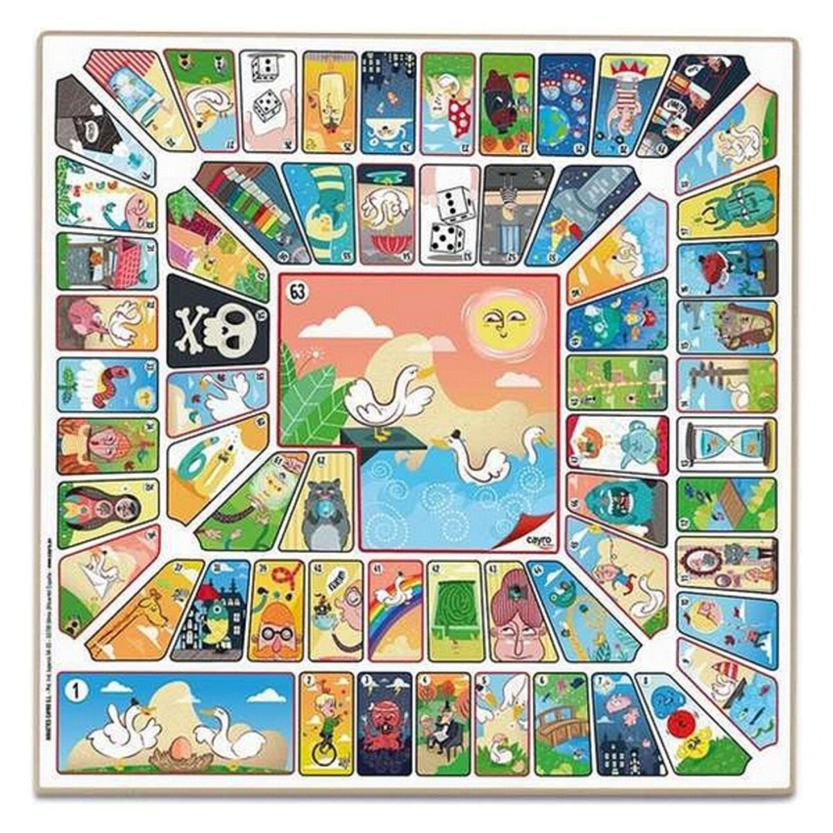 Tablero de Parchís y Oca Cayro T-131/A